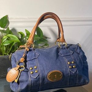 Denim bag (fossil)